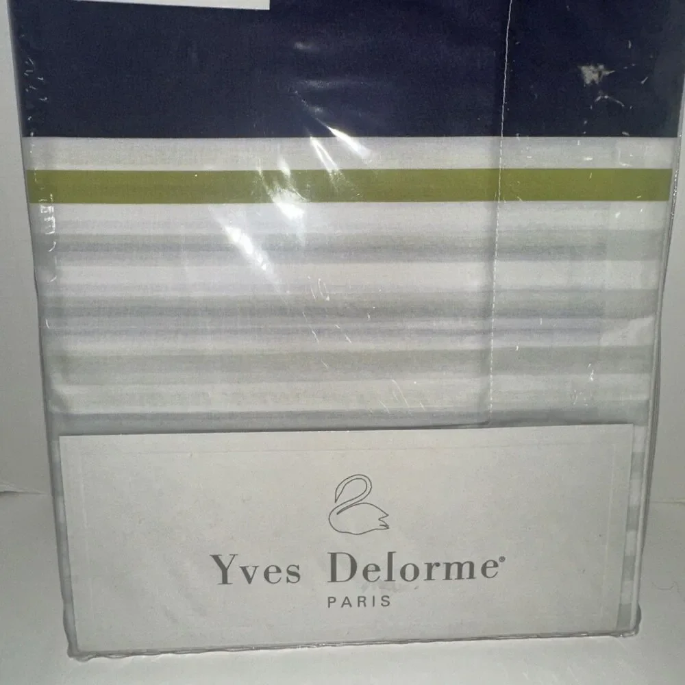 Yves Delorme IPANEMA MULTI PERCALE PILLOWCASE LUXURY 25x25 In